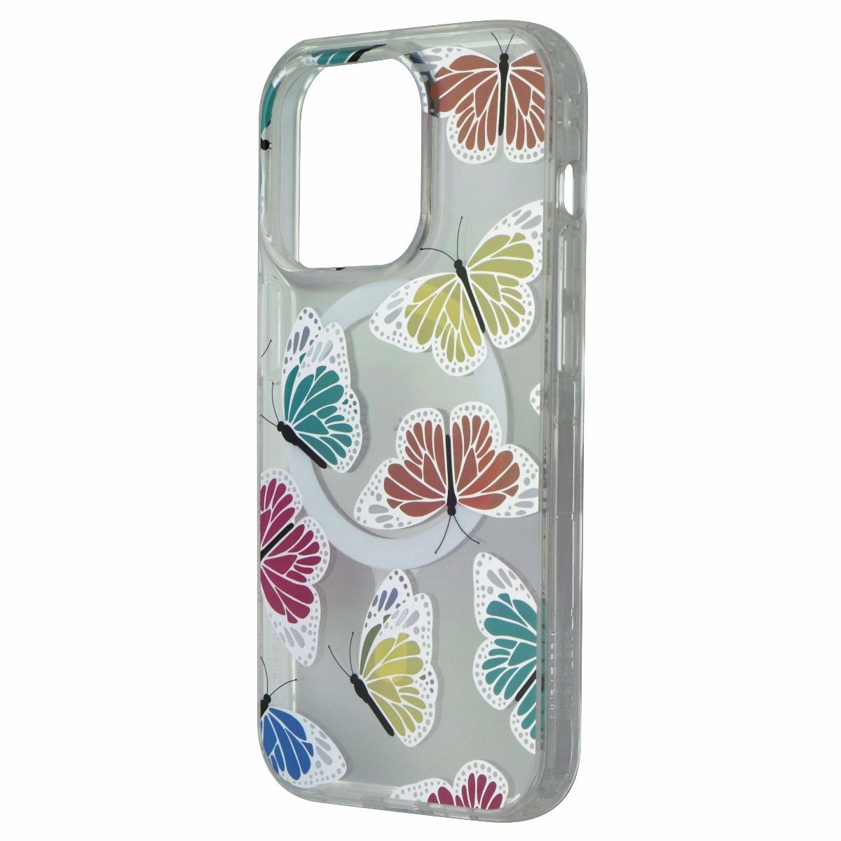 Hybrid Edge Finish MyBat Pro Mood Series Case for MagSafe for Apple iPhone 14 Pro - Butterflies