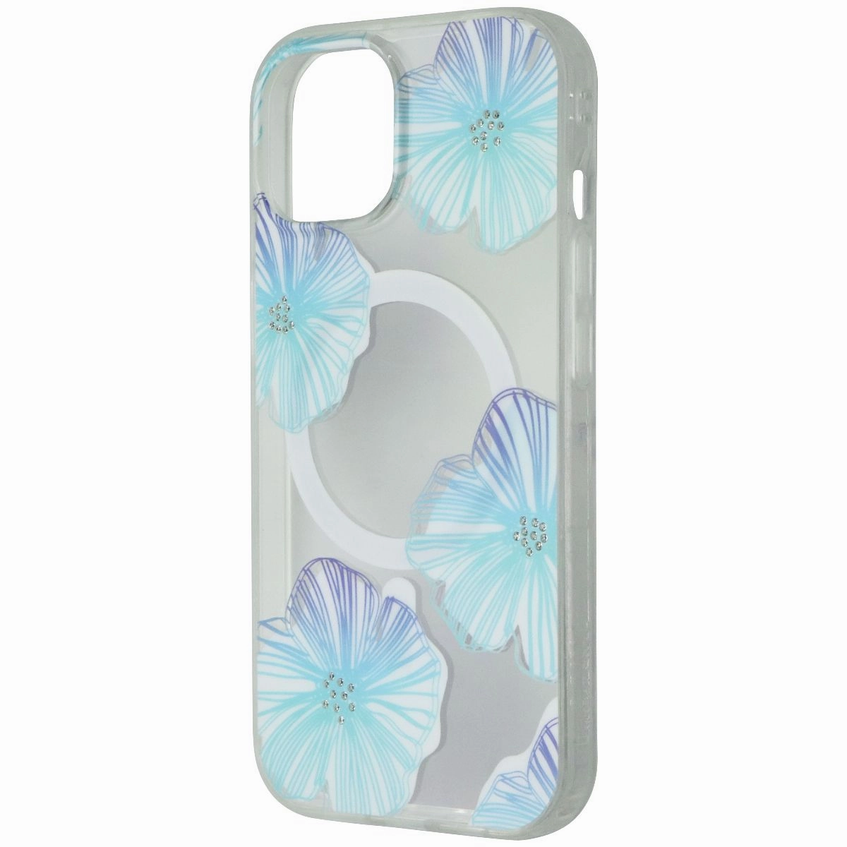 MyBat Pro Mood Series Case for MagSafe for Apple iPhone 15 - Blue Seashell Vivid Pattern Durable Look