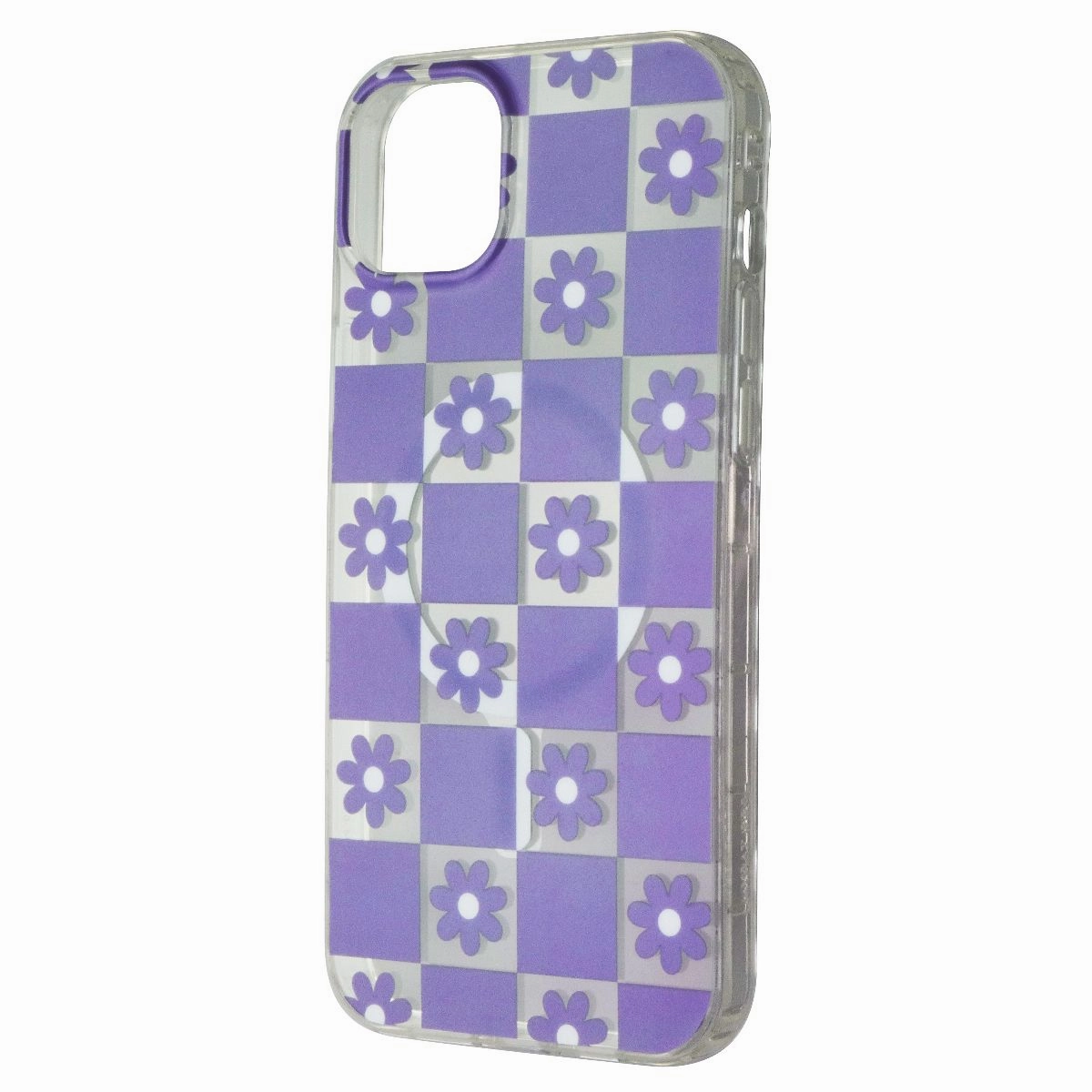 Flexible Fit MyBat Pro Mood Series Case for MagSafe for iPhone 14 Plus - Retro Purple Floral