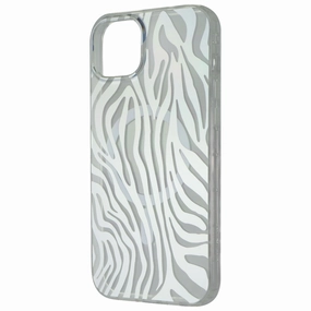 MyBat Pro Mood Series Case for MagSafe for iPhone 14 Plus - Zebra Soft Silicone Compact Grip