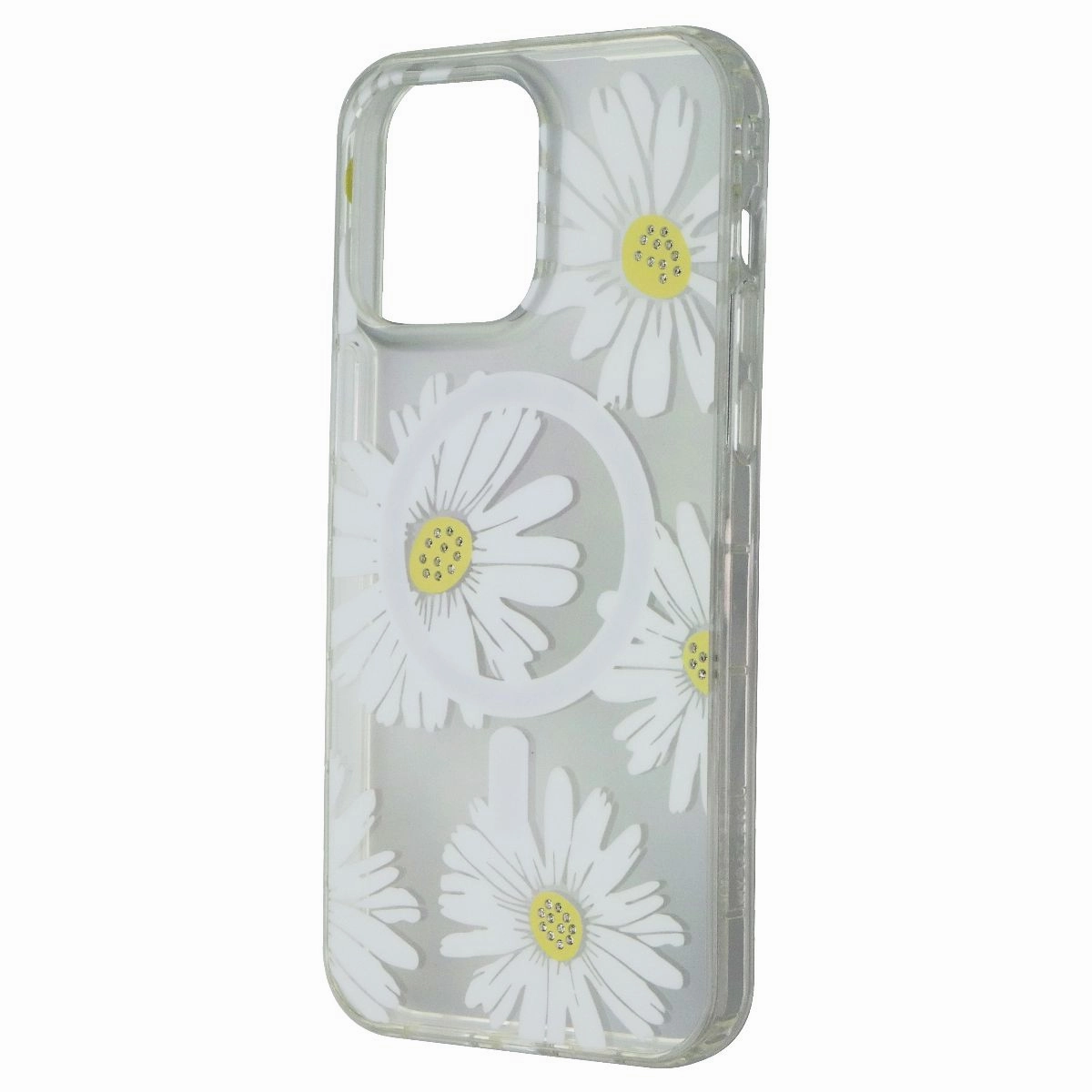 Hybrid Grip Modern Build MyBat Pro Mood Series Case for MagSafe for iPhone 15 Pro Max - Happy Daisies