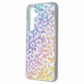 MyBat Pro Mood Series Case for Samsung Galaxy S24 Plus - Holographic Leopard Fashion Edge