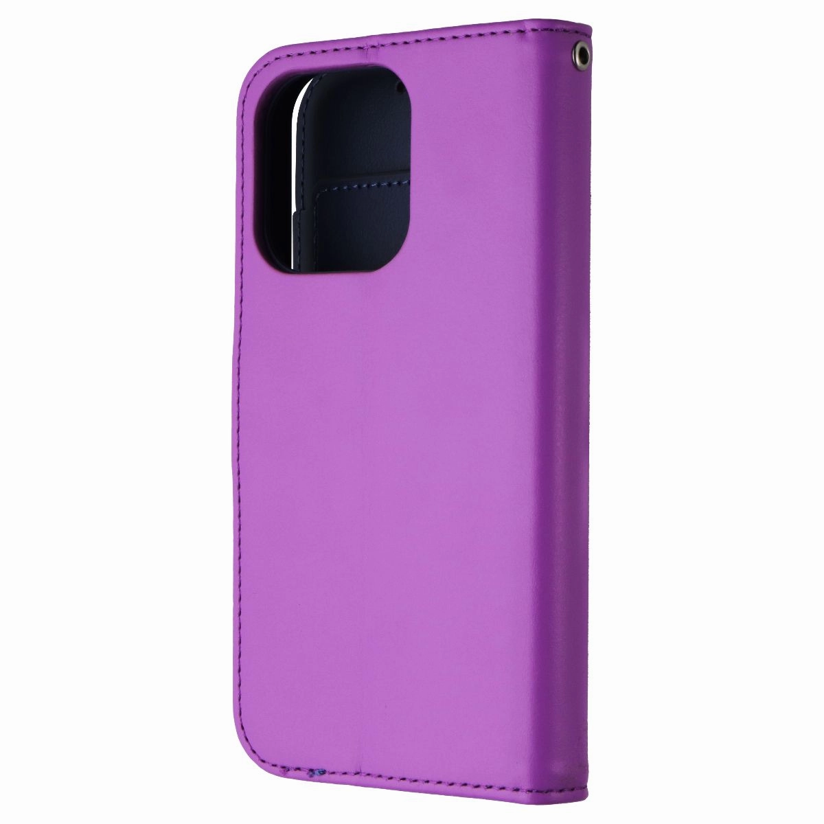MyBat Pro MyJacket Xtra Series Wallet Case for Apple iPhone 15 Pro - Purple/Blue Comfort Edge Texture