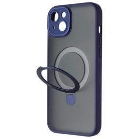 MyBat Pro Shade Series Case for MagSafe for Apple iPhone 15 Plus - Blue Flexible Texture