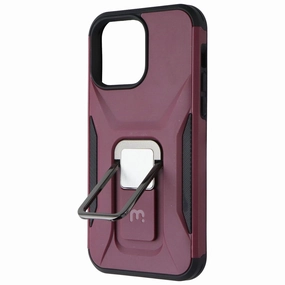Mybat Pro Stealth Series Case with Kickstand for Apple iPhone 14 Pro Max - Plum High End Look Protective Edge Layer