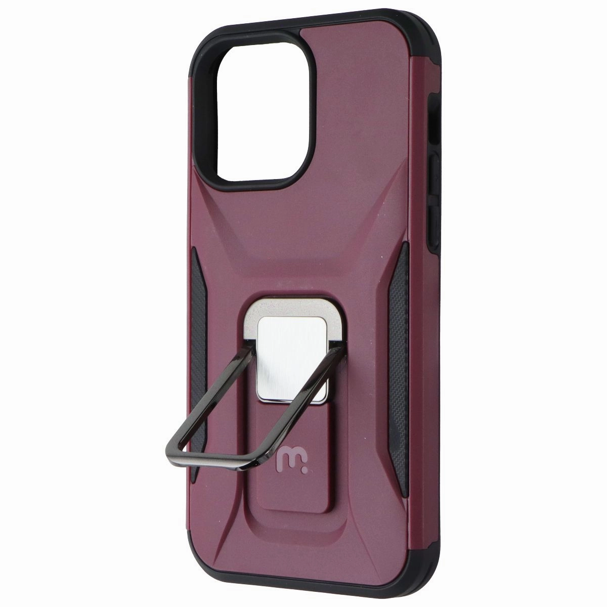 Mybat Pro Stealth Series Case with Kickstand for Apple iPhone 14 Pro Max - Plum High End Look Protective Edge Layer