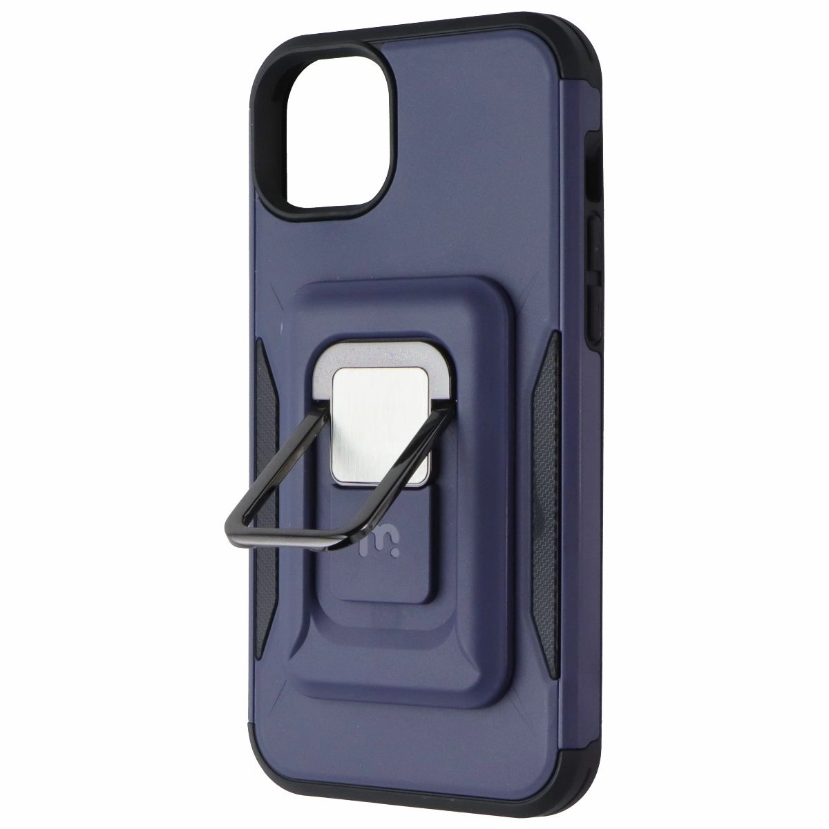 MyBat Pro Stealth Series Case with MagKick for Apple iPhone 14 Plus - Blue Rugged Texture Everyday Accessory