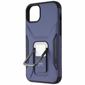 Transparent Shell MyBat Pro Stealth Series Kickstand Case for Apple iPhone 14 Plus - Blue