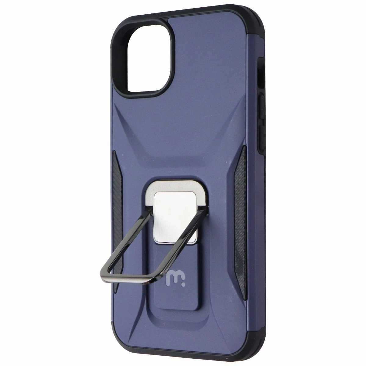 Transparent Shell MyBat Pro Stealth Series Kickstand Case for Apple iPhone 14 Plus - Blue