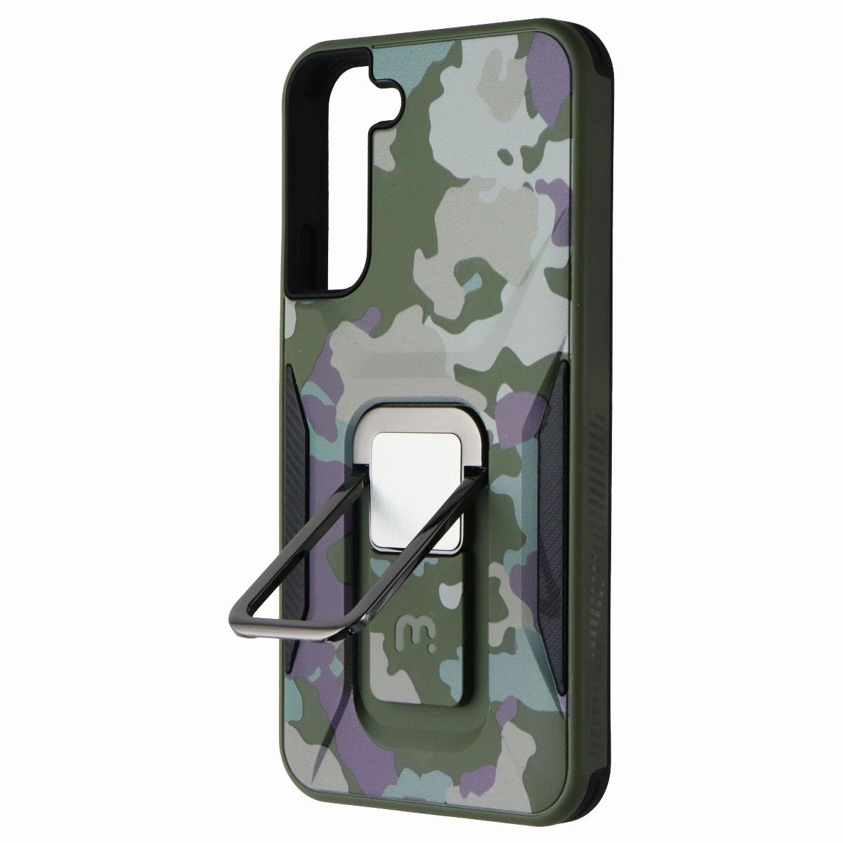MyBat Pro Stealth Series Kickstand Case for Samsung Galaxy (S22 ) - Green Camo Minimal Texture Water shield