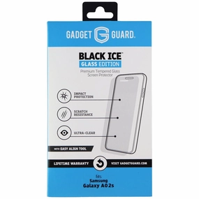 Blue Light Defense Gadget Guard Black Ice Edition Tempered Glass for Samsung Galaxy A02s - Clear