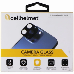 CellHelmet Camera Glass for Samsung Galaxy S23 Ultra 5G Edge Defense