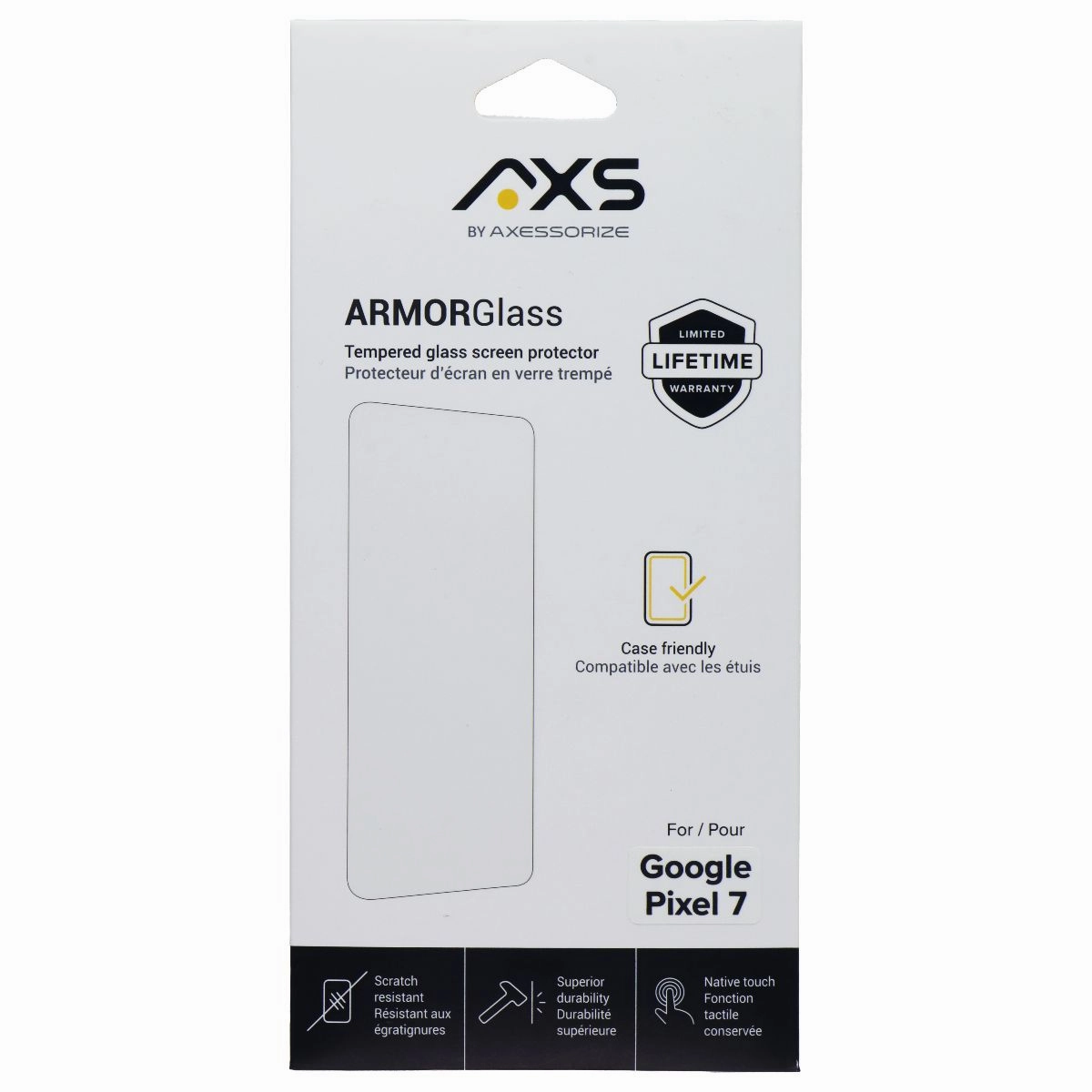 Axessorize ArmorGlass Screen Protector for Google Pixel 7 Screen Armor Elite Plus