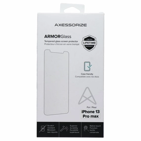 Axessorize Armorglass Tempered Screen Protector for iPhone 13 Pro Max Nano Shield Ultra Plus Ultra Thin Screen