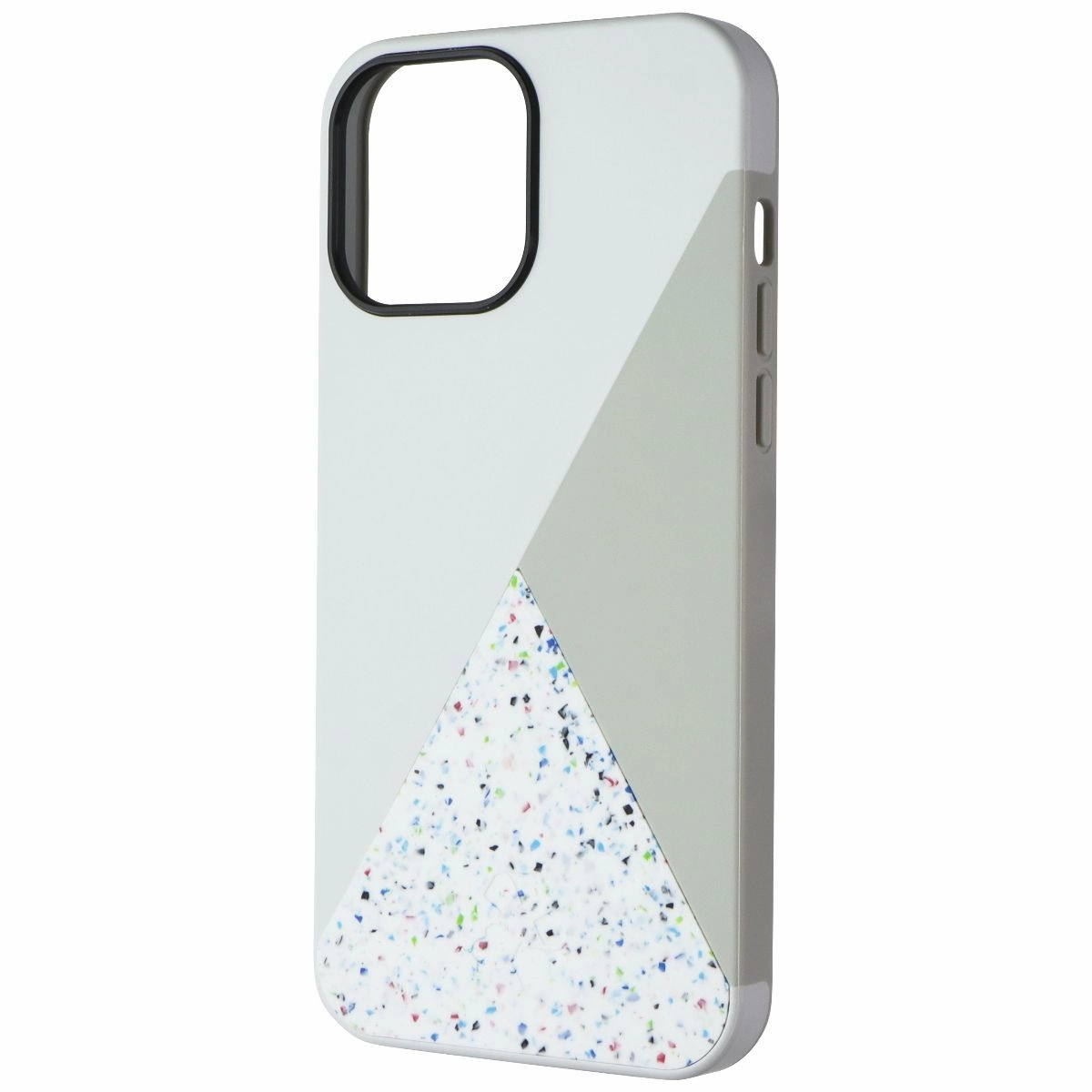 Wireless Compatible Minimal Pattern Nimble Spotlight Series Case for Apple iPhone 13 Pro Max - White/Teal/Multi