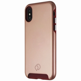 Nimbus9 Cirrus 2 Series Case for Apple iPhone Xs and iPhone X - Pink Rose Gold Elegant Pattern