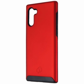 Nimbus9 Cirrus 2 Series Case for Samsung Galaxy Note10 - Crimson Red/Black Modern Pattern Style Futuristic style