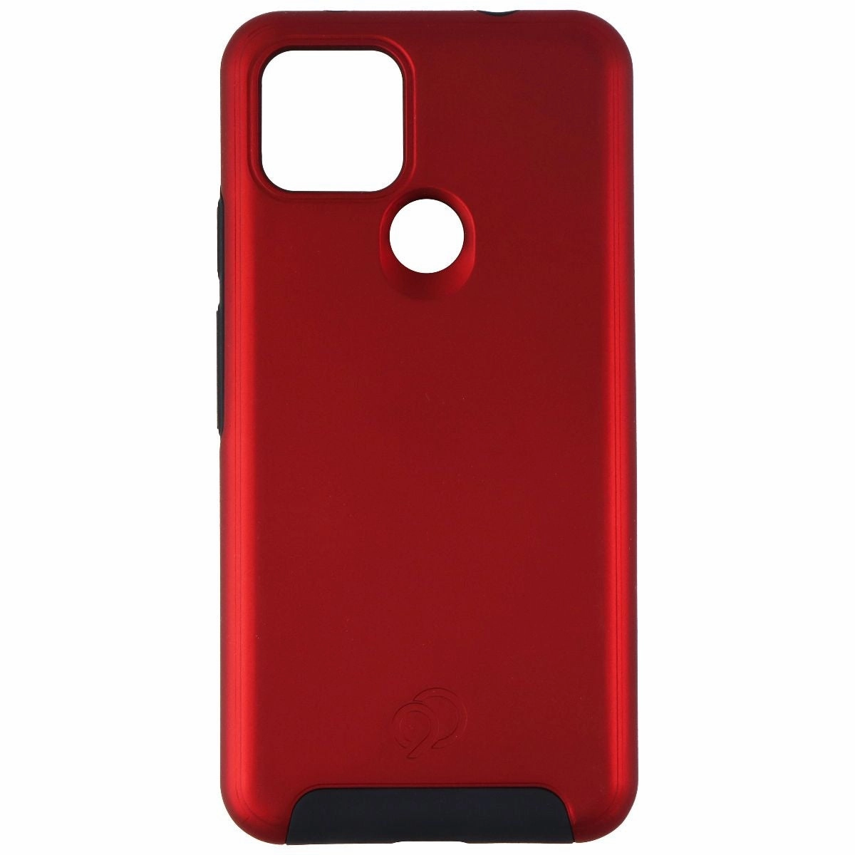 Nimbus9 Cirrus 2 Series Dual Layer Case for Google Pixel 4a 5G - Red/Black Functional Design Soft Protection Edge