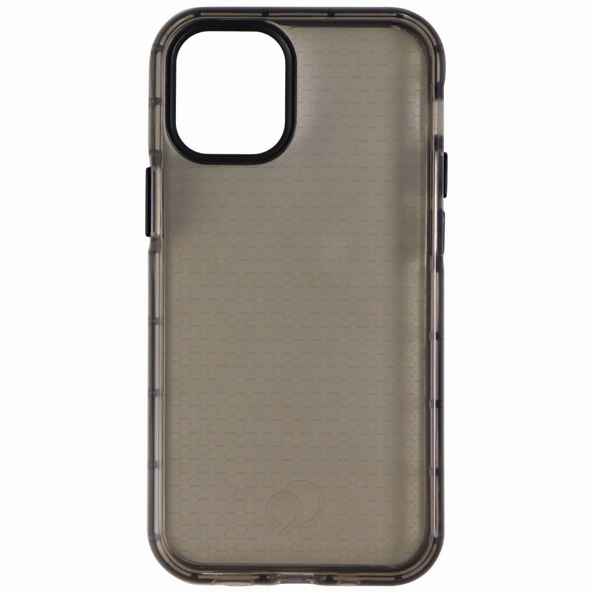 Nimbus9 Phantom 2 Series Case for Apple iPhone 12 mini - Carbon Black Rugged Build Texture Minimal Detail Texture