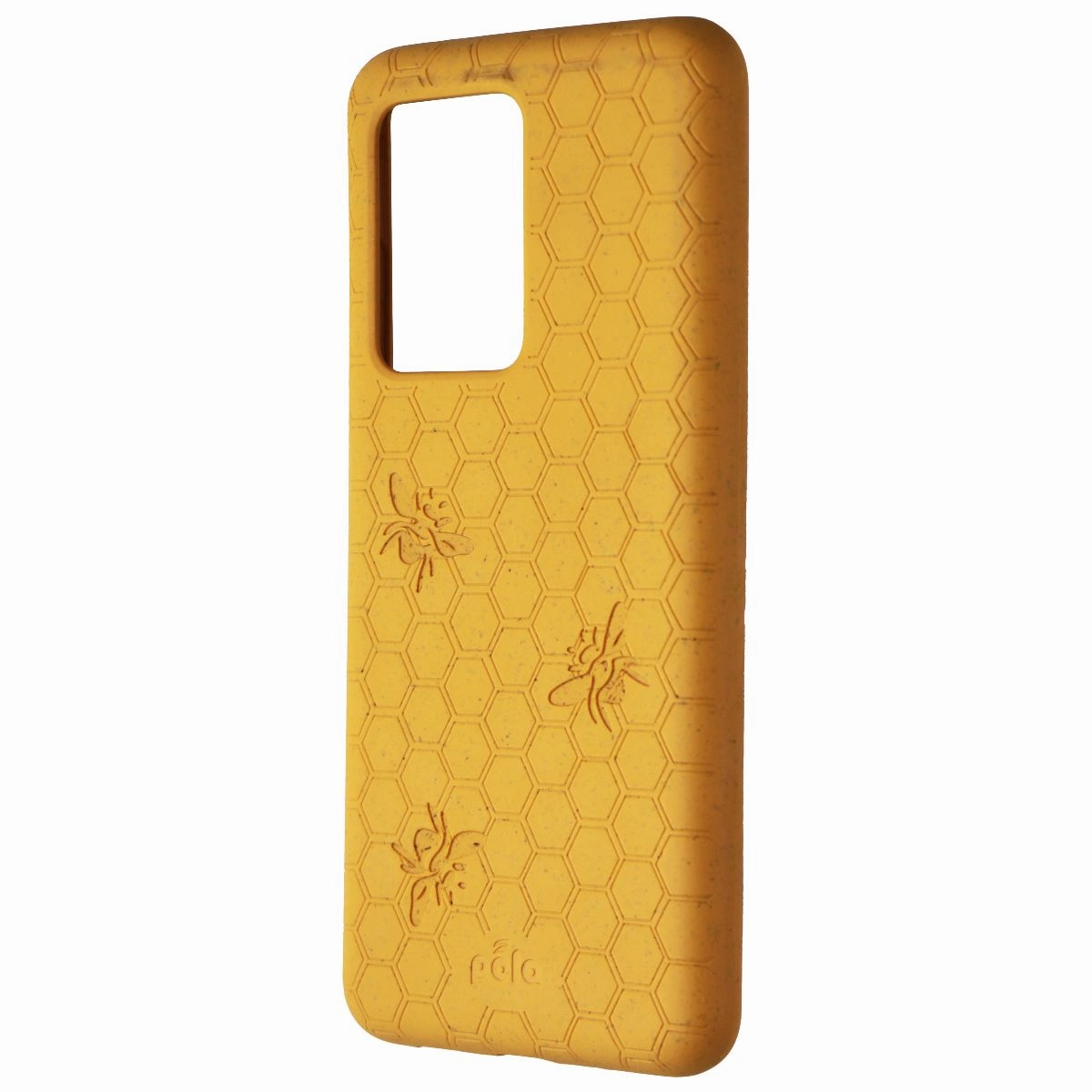 Pela Compostable Case for Samsung Galaxy S20 Ultra - Honey Bee Yellow Stylish Layer Texture