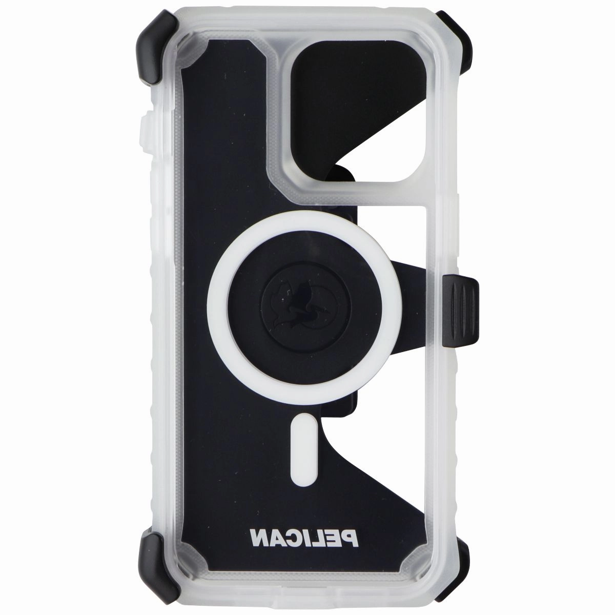 Pelican Ambassador Case for MagSafe for Apple iPhone 15 Pro Max - Clear Luxury Edge Texture Casual Look