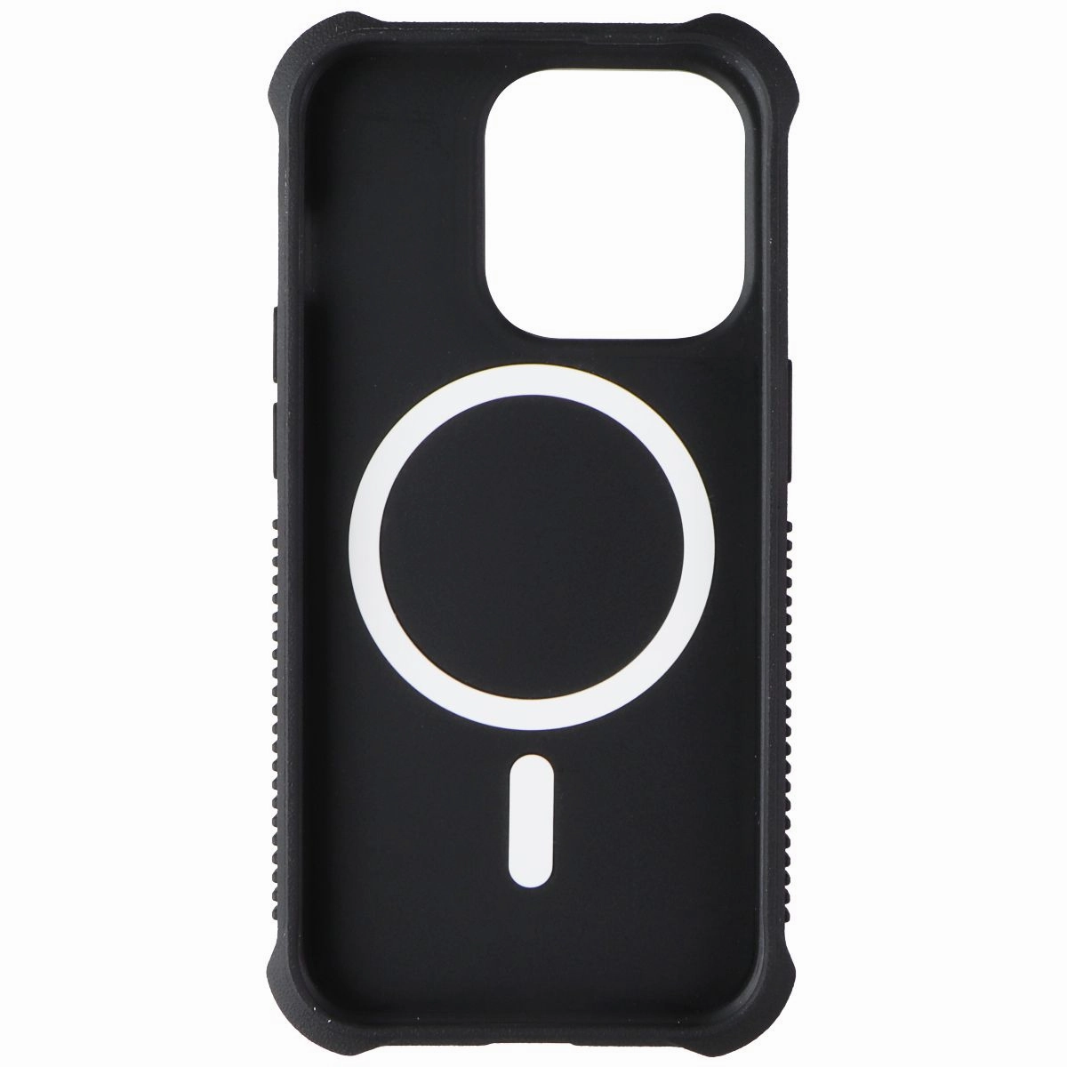 Luxury Grip Pelican Guardian Case for MagSafe for Apple iPhone 15 Pro -Black