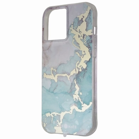 Case-Mate Prints Series Hardshell Case for iPhone 12 Pro Max - Ocean Marble Metal Texture Long Lasting