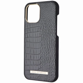 iDeal of Sweden Neo Noir Croco Case for Apple iPhone 12 Pro Max - Black Desk Companion