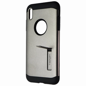 Spigen Slim Armor Dual Layer Case for Apple iPhone Xs Max - Gunmetal Gray Smooth Feel Minimal Form