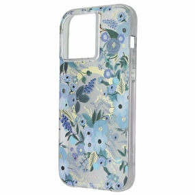 Rifle Paper Co. Case for MagSafe for Apple iPhone 15 Pro Max - Garden Party Blue Portable Grip Premium Edge Design