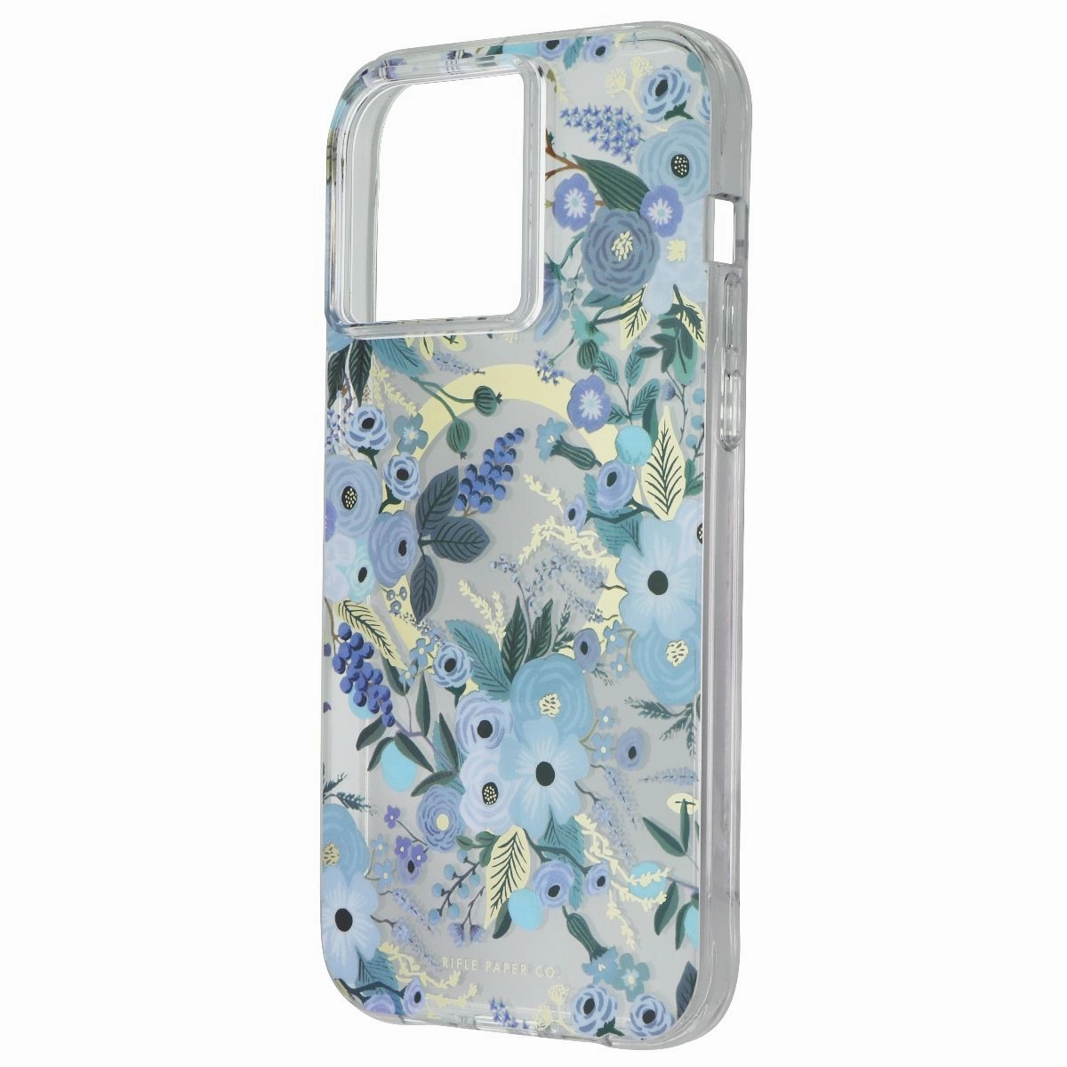 Rifle Paper Co. Case for MagSafe for Apple iPhone 15 Pro Max - Garden Party Blue Soft Feelings Classic Frame