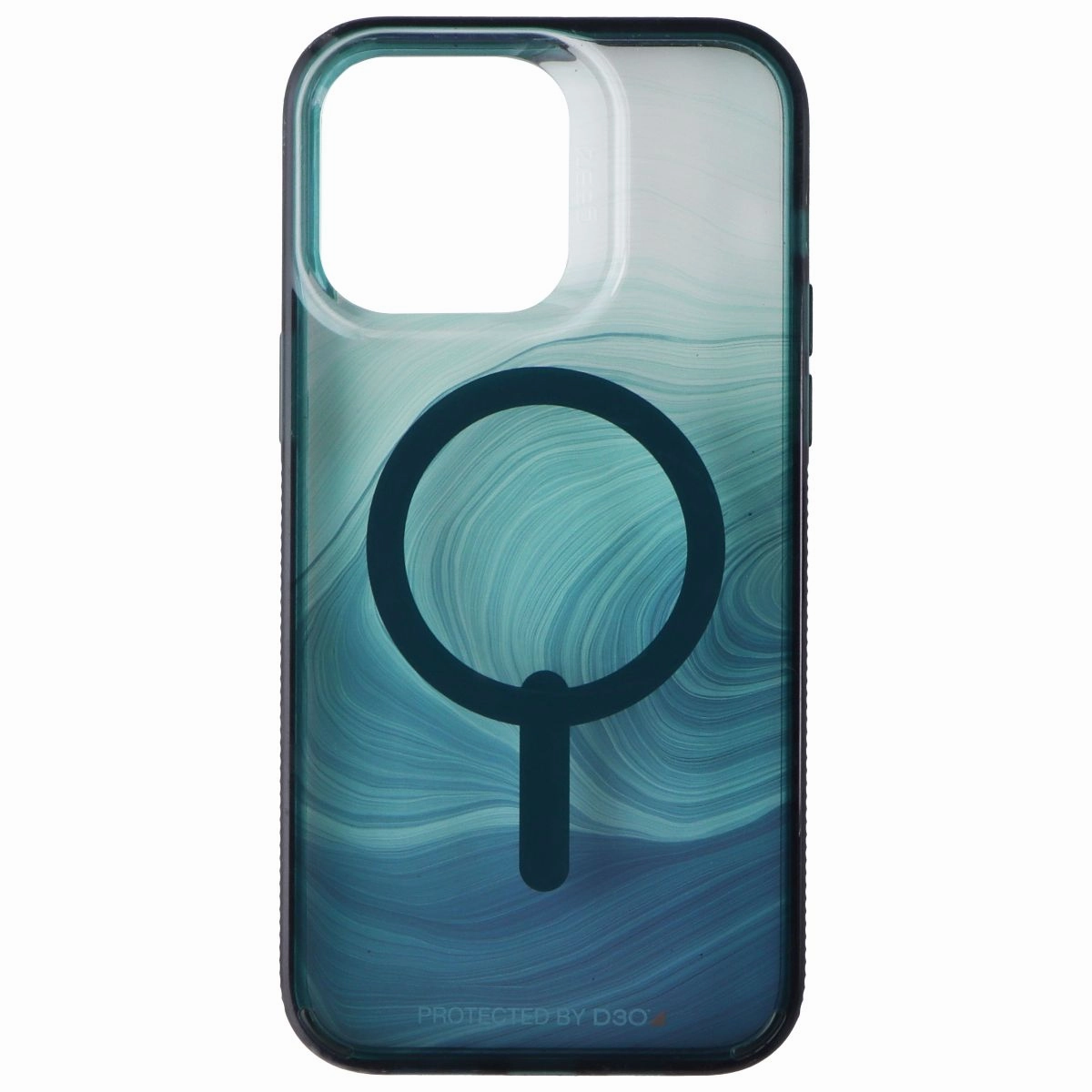 Fashion Accent Modern Edge ZAGG Gear4 Milan Snap Case for MagSafe for Apple iPhone 14 Pro Max - Green Swirl