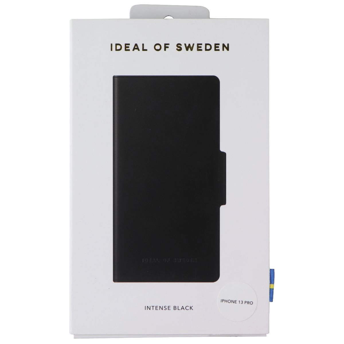 iDeal Of Sweden Atelier Wallet Case for Apple iPhone 13 Pro - Intense Black Hybrid Look