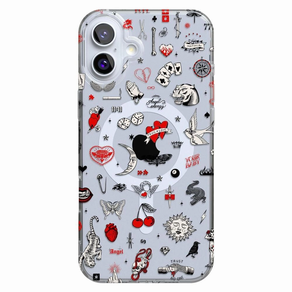 Sleek Form Not a Phase | Clear Flash Tattoo Case