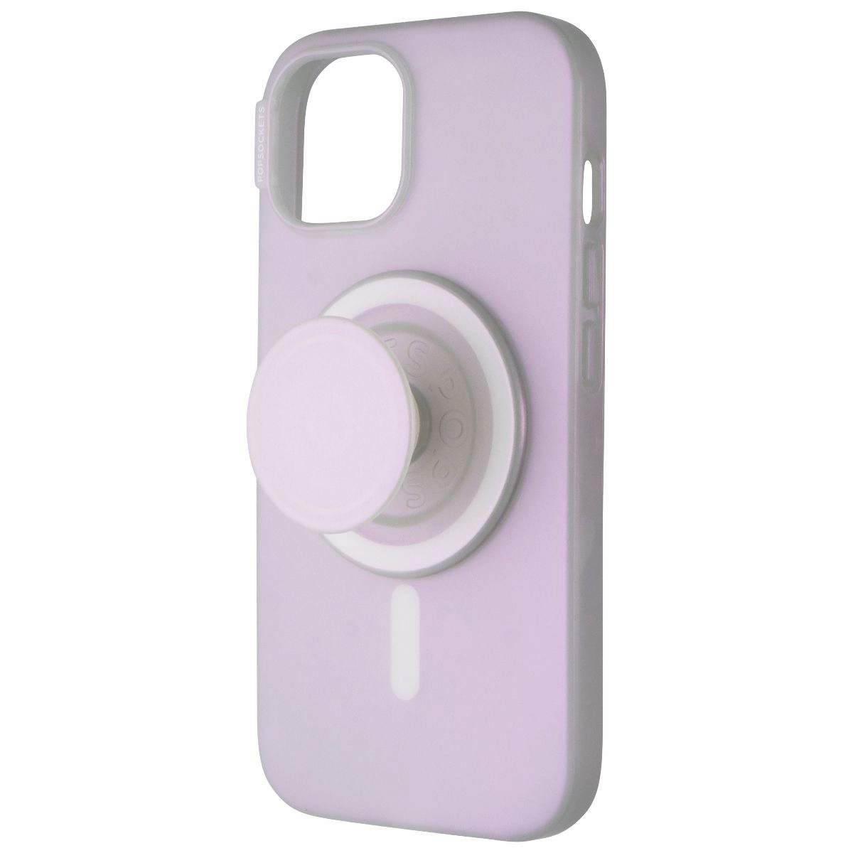 PopSockets Phone Case for MagSafe for Apple iPhone 15 - Opalescent Clear Strong protection Modern feature