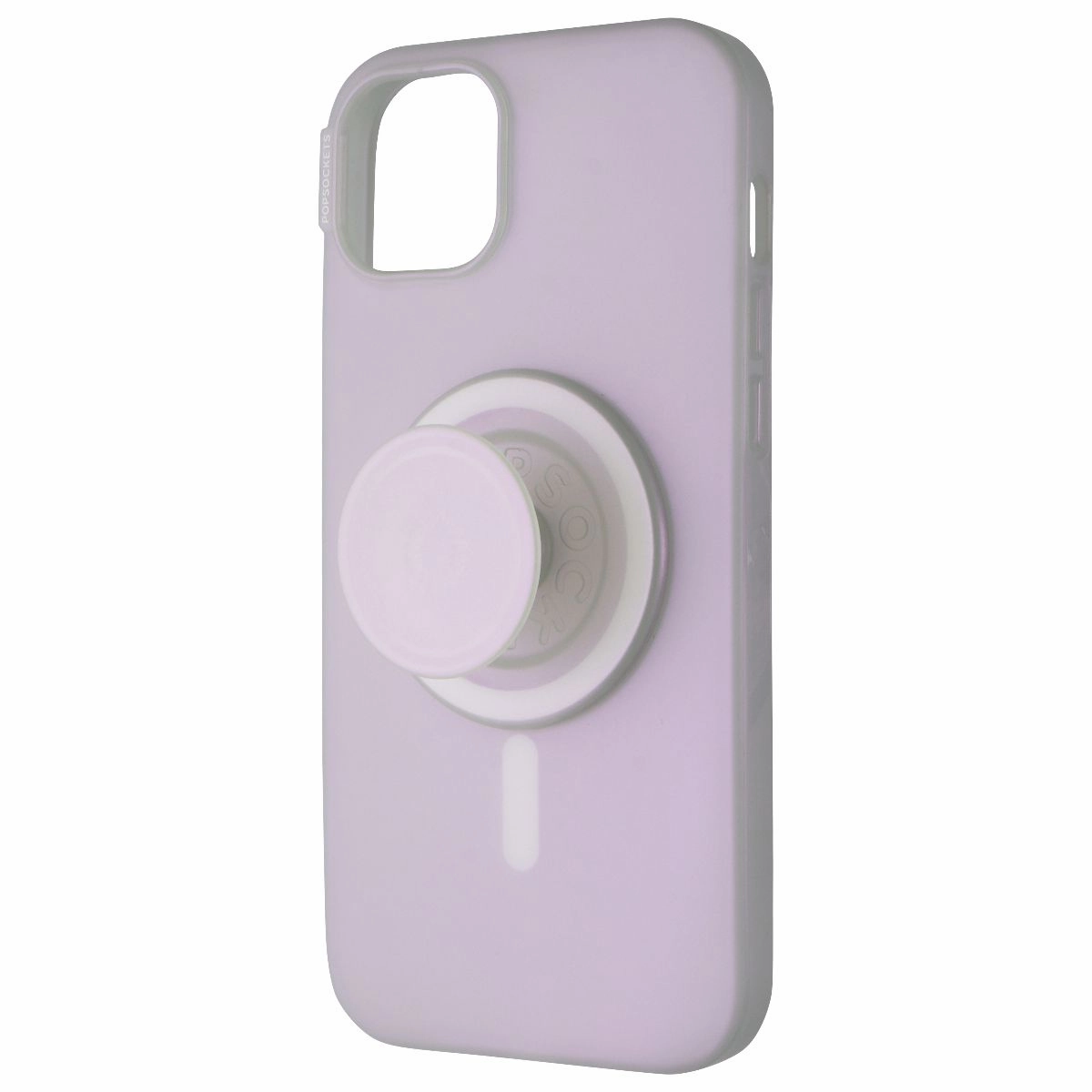 PopSockets Pop Case for MagSafe for Apple iPhone 15 Plus - Opalescent Simple Finish Refined Style