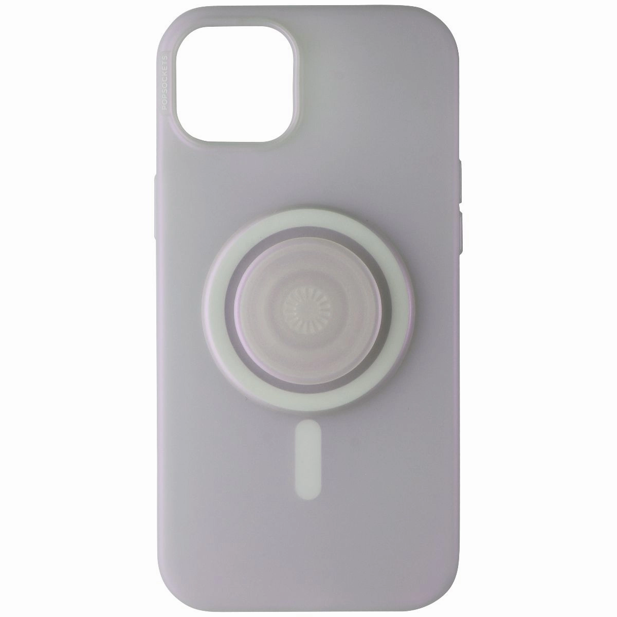 Protective Texture Layer Anti Scratch Layer PopSockets Pop Case for MagSafe for Apple iPhone 15 Plus - Opalescent