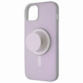 PopSockets Pop Case for MagSafe for Apple iPhone 15 Plus - Opalescent simple design