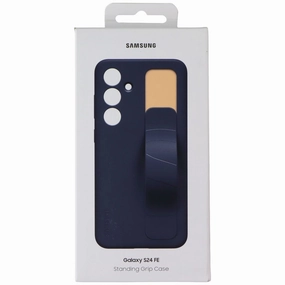 Samsung Official Standing Grip Case for Galaxy S24 FE - Black Eco Friendly