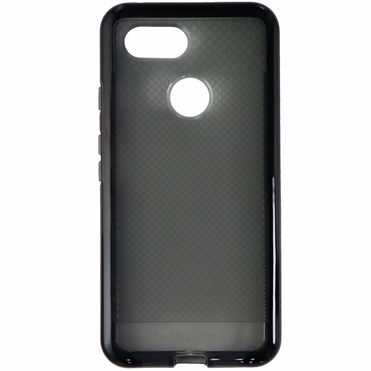 Tech 21 T21-6256 Evo Fitted Soft Shell Case for Google Pixel 3 - Smokey/Black Hybrid Finish Texture Flexible Pattern