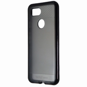 Tech 21 T21-6256 Evo Fitted Soft Shell Case for Google Pixel 3 - Smokey/Black Rugged Look Finish