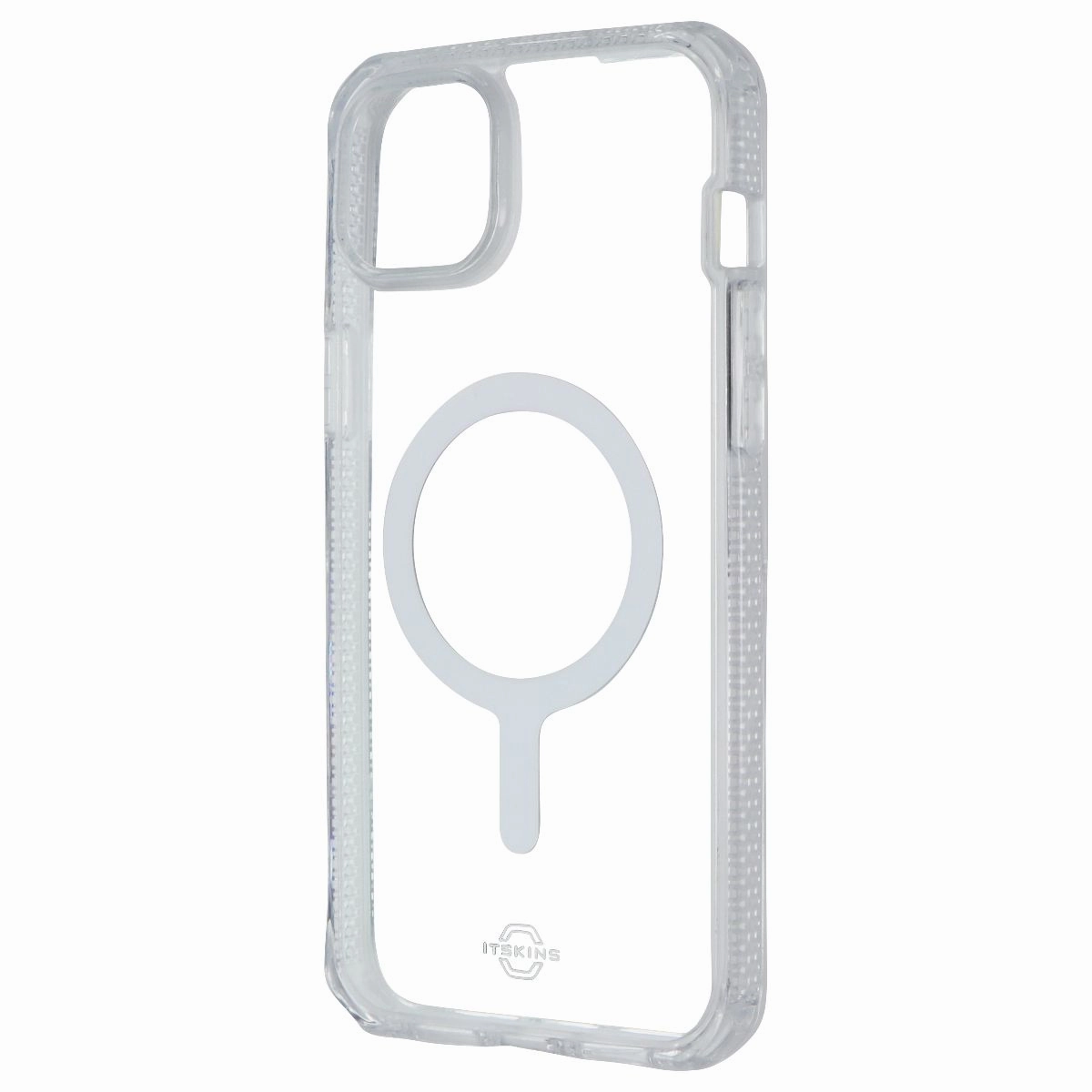 Work Essentials Comfort Edge ITSKINS Hybrid_R Clear Case for MagSafe for iPhone 15 Plus/14 Plus - Transparent