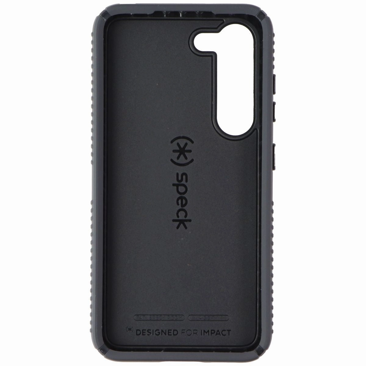 Soft Cushion Waterproof Design Speck Presidio 2 Grip Case for Samsung Galaxy S23 - Black/Black/White