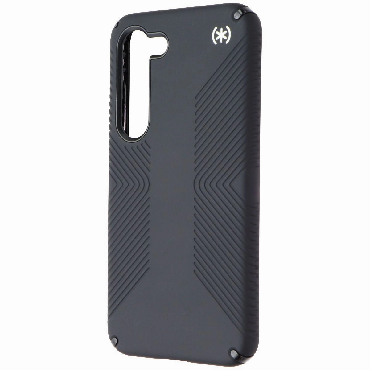 Portable Protection Durable Design Texture Speck Presidio 2 Grip Case for Samsung Galaxy S23 - Black/Black/White