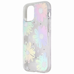 Compact Design Kate Spade Defensive Hardshell Case for iPhone 12 mini - Daisy Iridescent Foil