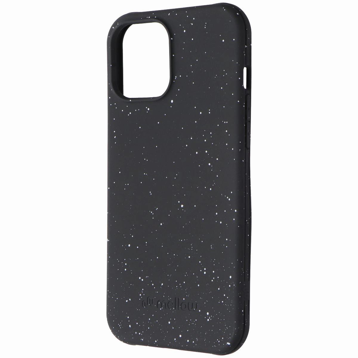 Mellow Bio Case for Apple iPhone 12 Pro Max - Black/White Speckled 3D Effect Pocket Friendly