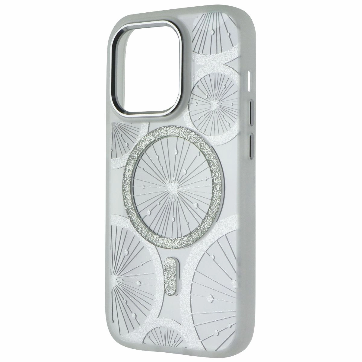 Prodigee Swappable Case for MagSafe for iPhone 14 Pro - Sparkle Mag/Leemonchelo Hybrid Pattern Minimal Texture