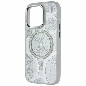 Prodigee Swappable Case for MagSafe for iPhone 14 Pro - Sparkle Mag/Leemonchelo Hybrid Pattern Minimal Texture