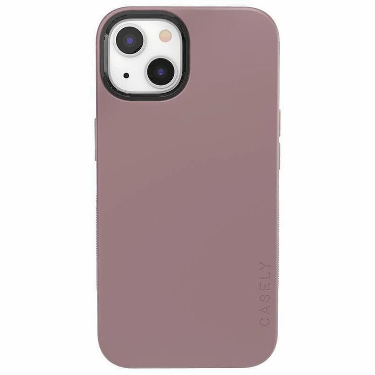 Purple Taupe on Nude | Ultra-Protective Bold Case Flexible Touch Modern Texture