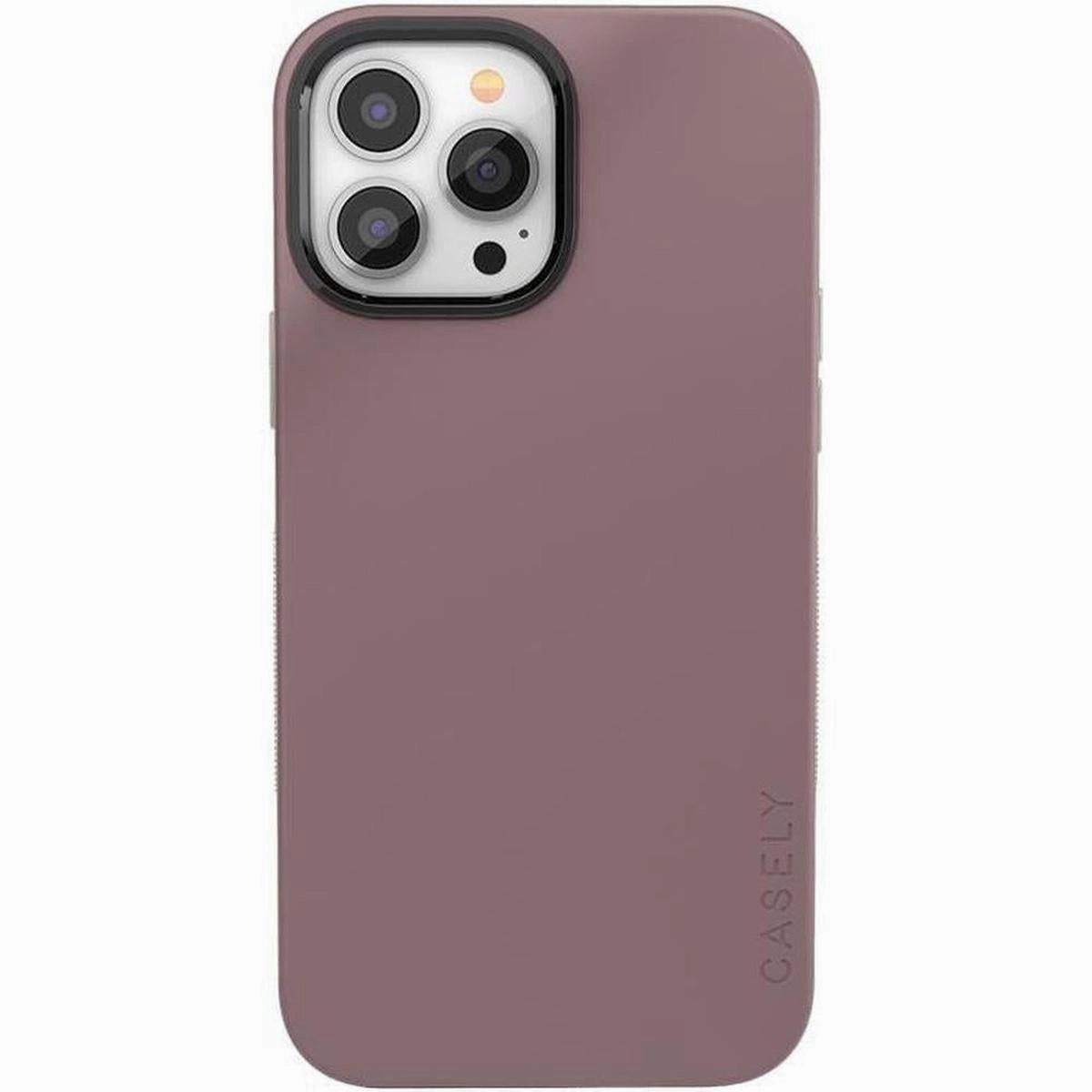 Smooth Surface Purple Taupe on Nude | Ultra-Protective Bold Case